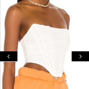 Revolve superdown savannah corset top